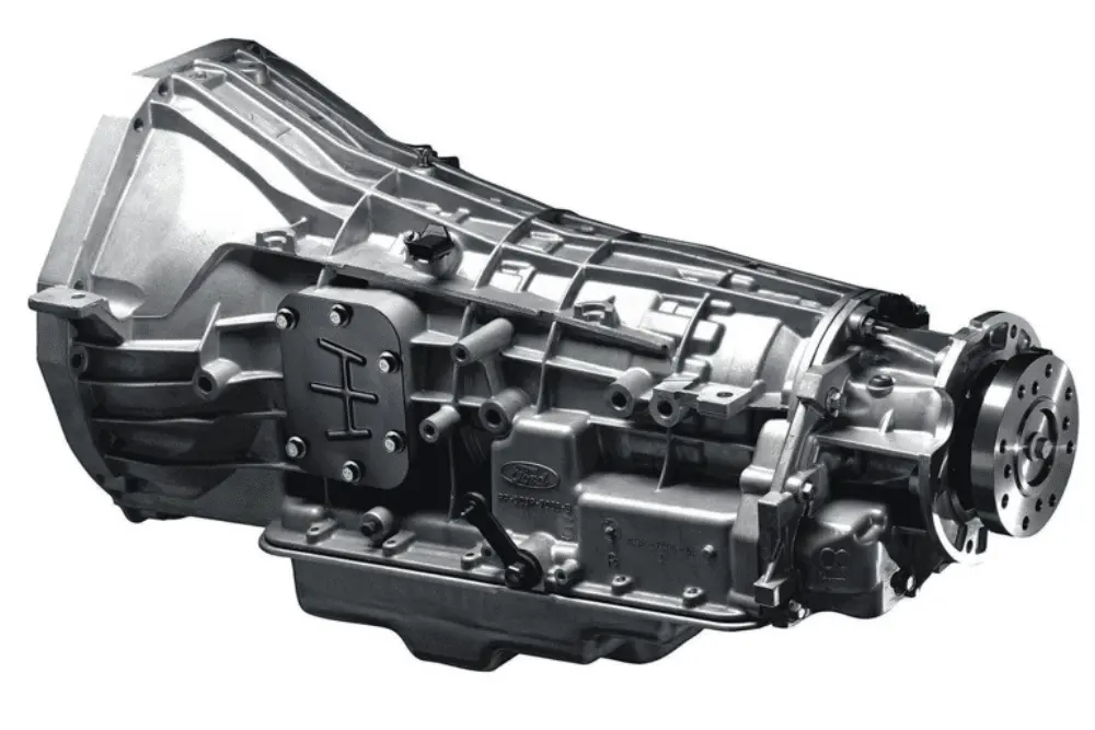 5R110W Transmission, diesel repair in Brooksville, FL at RDI Power. A detailed view of a high-performance 5R110W transmission.